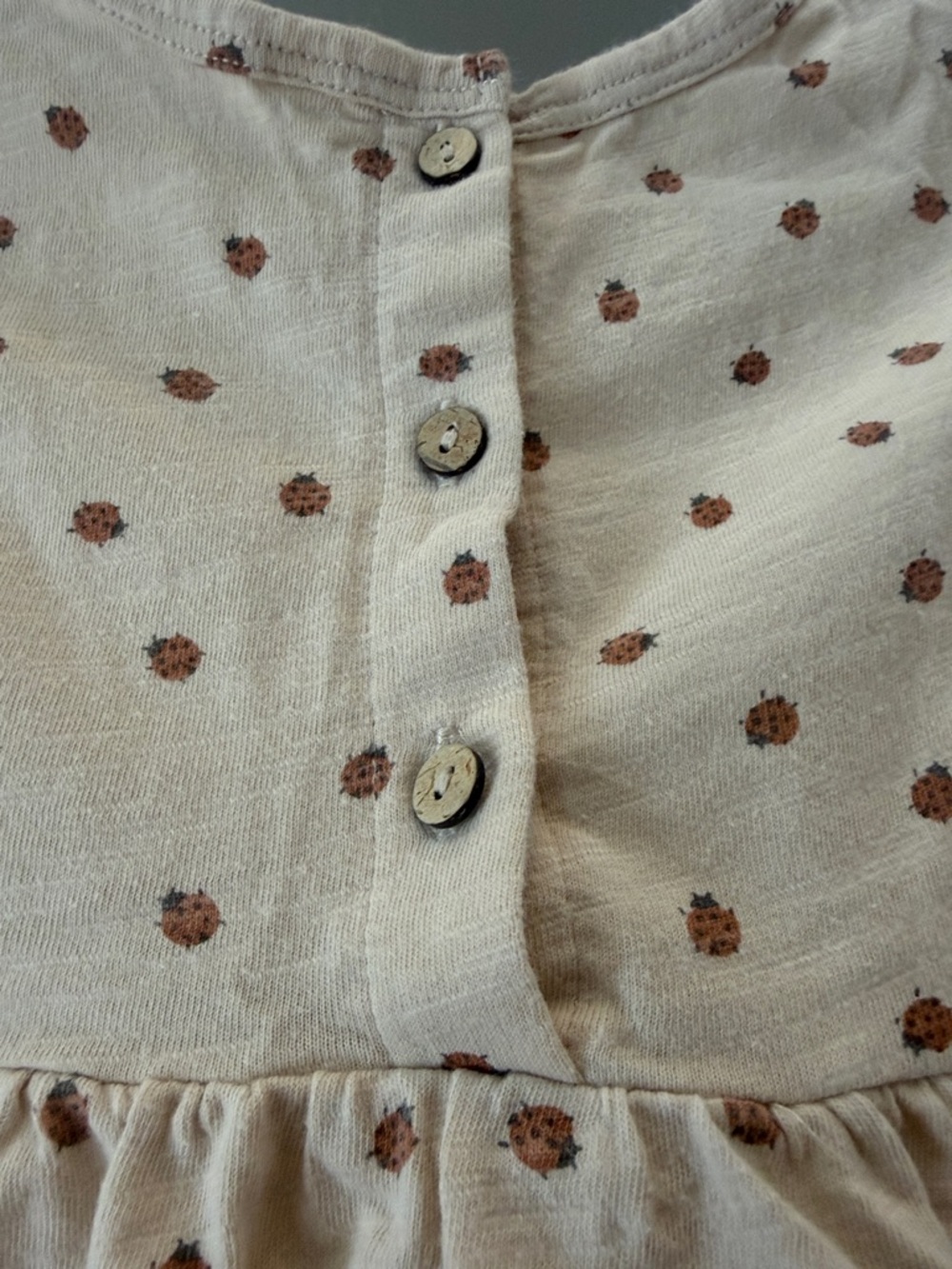 Rylee & Cru Girls Cream Polka Dot Sleeveless Cotton Dress - Picture 6 of 7